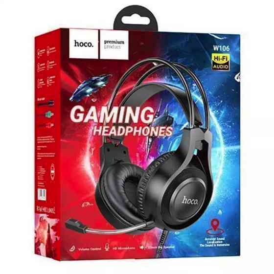 Навушники ігрові HOCO W106 Tiger gaming headset Black Одеса