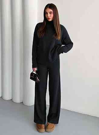 Женский теплый базовый костюм двойка мелкая машинная вязка Одесса