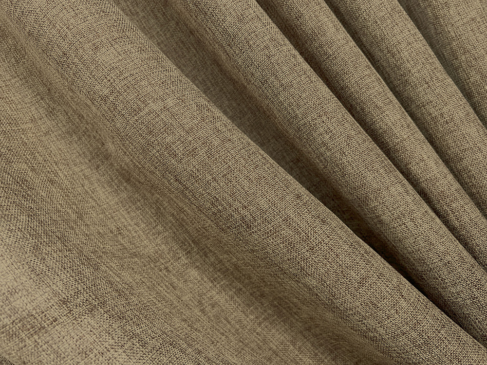 Комплект коротких штор VR-Textil Лен Мешковина № 1768ш Миндальный 130х170см 2 шт (35-0446) Киев - изображение 5