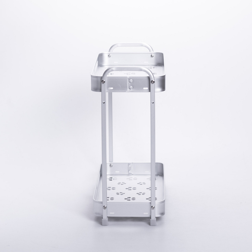 Yiwu Двоярусна полиця для ванної алюмінієва настільна 34×16×35 см HP-46-4 Коломыя - изображение 6