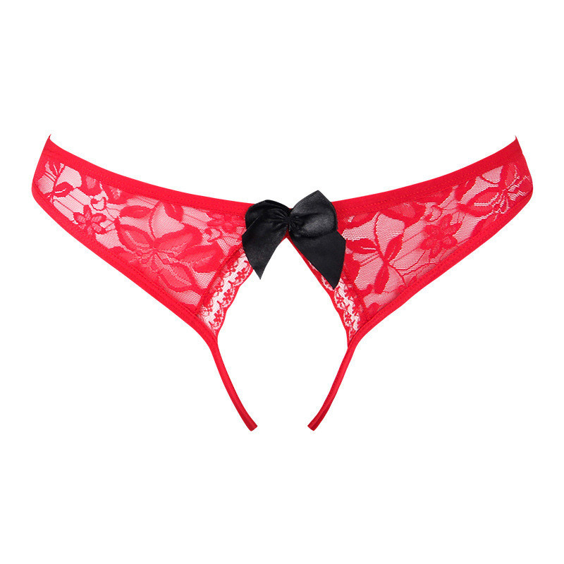Еротичні трусики з розрізом 42 червоний Київ - фото 2