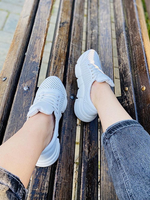 VLADEKS Кросівки жіночі VLADEKS 1074/1 білі (весна-літо, шкіра натуральна) (4642) Коломыя - изображение 3