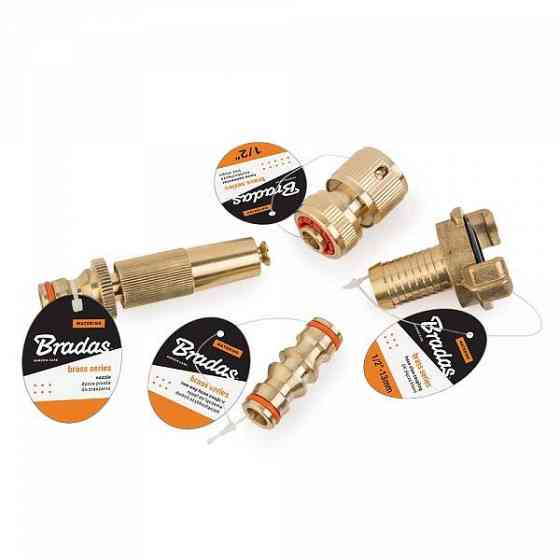 Коннектор латунный на шланг 1/2, BRASS, BR-2120 Киев