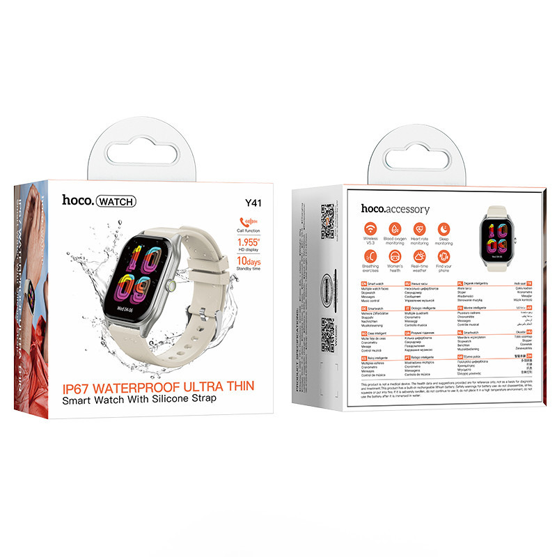 Смарт-годинник HOCO Y41 Smart watch(call version) Silver Одеса - фото 2