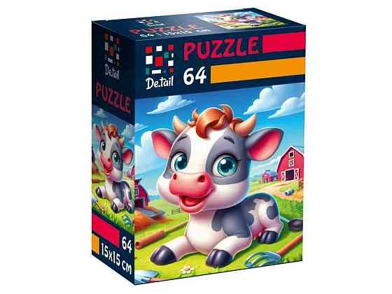 Пазлы Веселая коровка DT1234-19 ТМ VLADI TOYS Киев