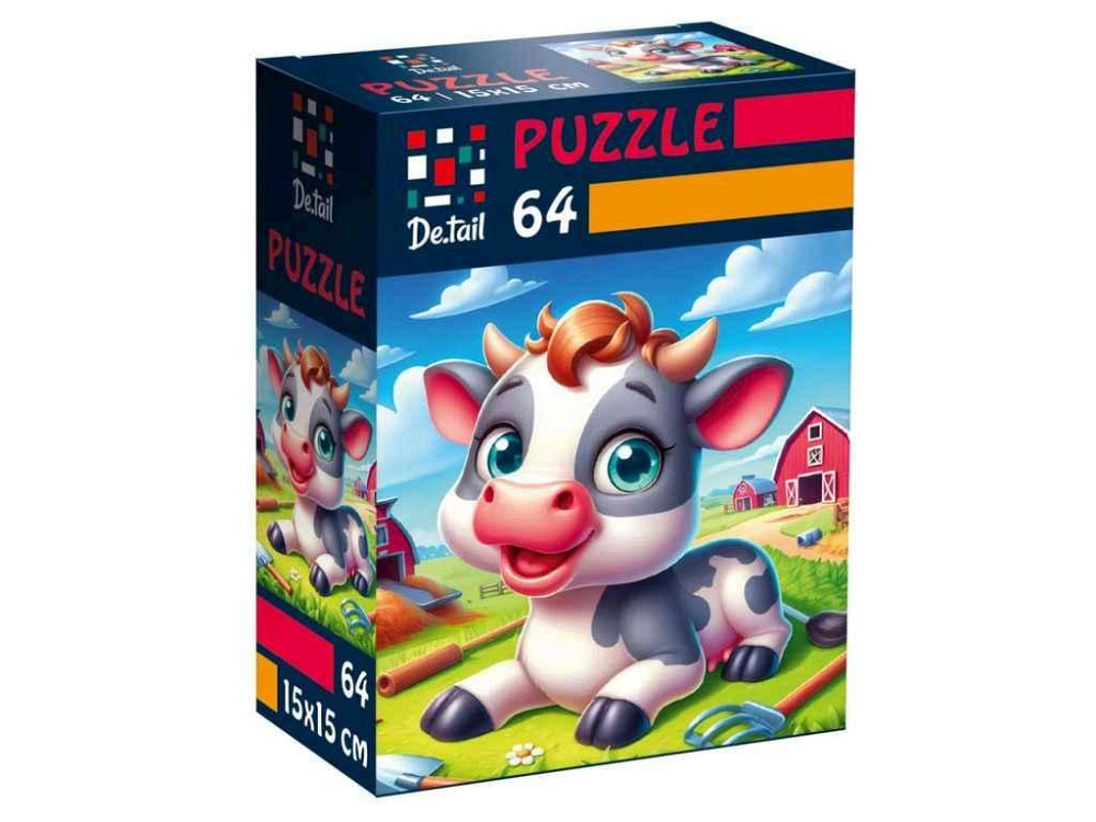 Пазлы Веселая коровка DT1234-19 ТМ VLADI TOYS Киев - изображение 1