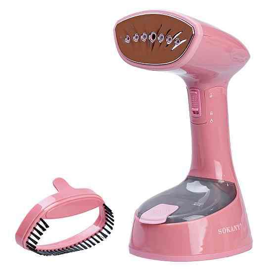 Отпариватель для одежды Sokany 1300 Вт, розовый Киев