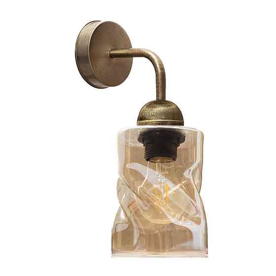 Світильник настінний MSK Electric Tornado бра під лампу E27 колір бронза PL 202405 BN Одеса