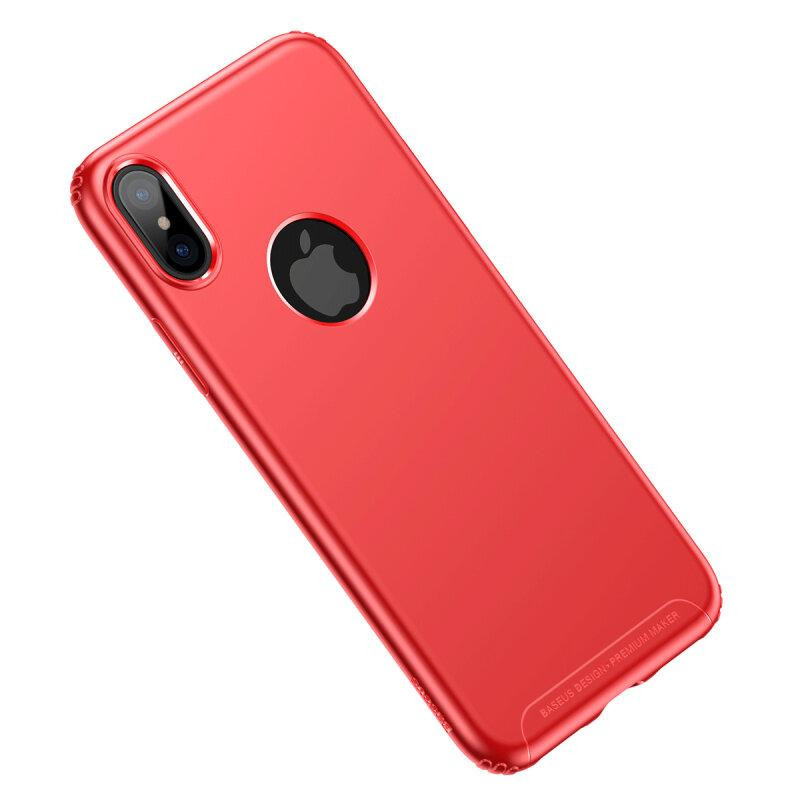 Чохол Baseus для iPhone X/X Soft Case Red (WIAPIPHX-SJ09) Київ - фото 2