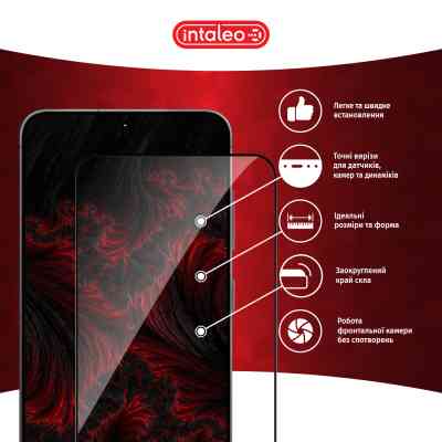 Скло захисне Intaleo Full Glue Samsung Galaxy S25 Black (1283126607899) Вінниця