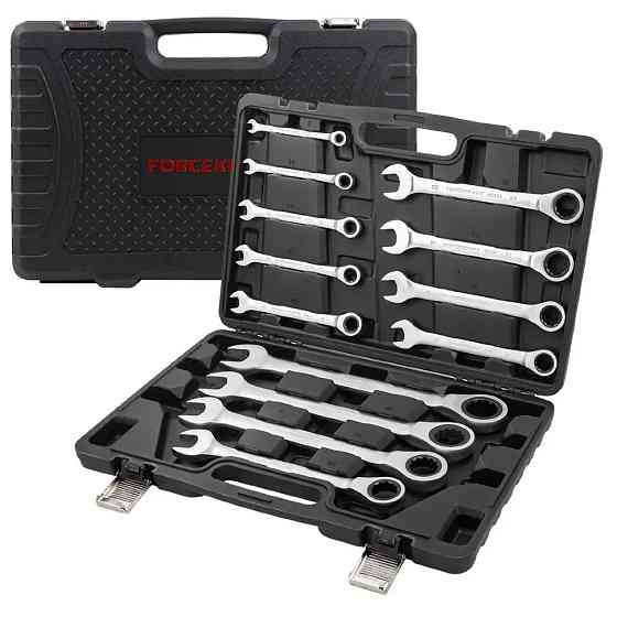 Набір ключів тріскачкових 13 пр. (8-32 мм) FORCEKRAFT FK-10339 Одеса