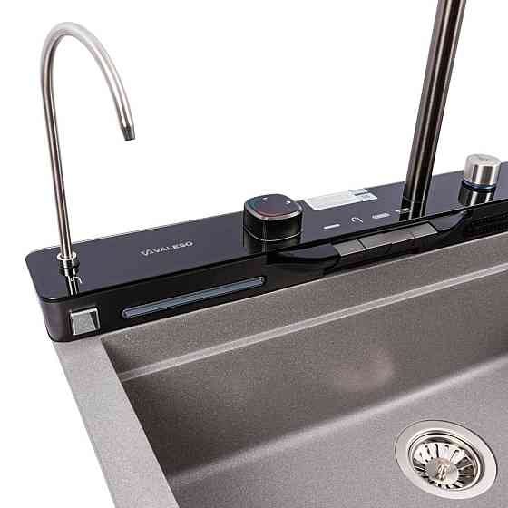 VALESO Гранітна мийка VALESO EVANORA 7546 матова Сірий мусон Киев