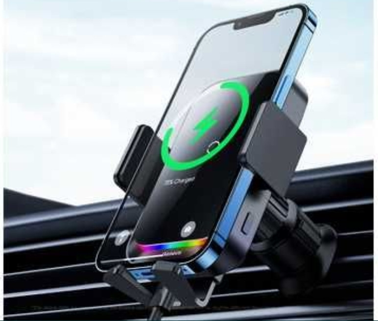 Тримач у машину з Бездротовим ЗП: Baseus Halo Electric 15W. Харків - фото 4