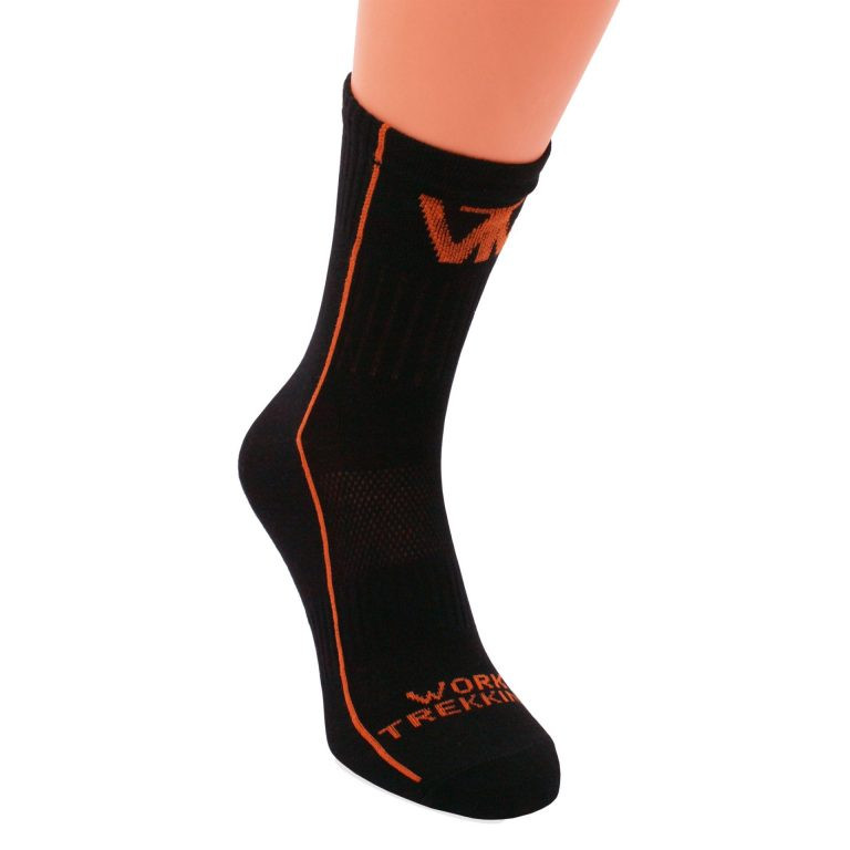 Носки спортивные треккинговые демисезонные усиленные высокие WORK TREKKING Черный 41-43 Сумы - изображение 1