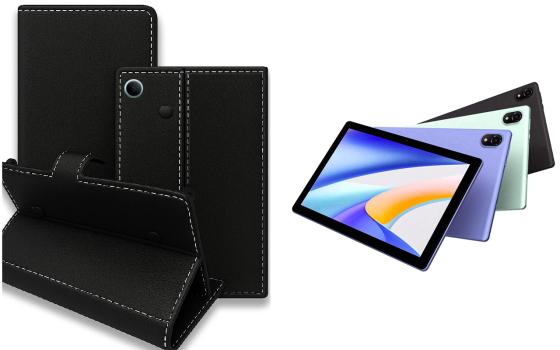 Книжка-трансформер для планшета Doogee Tab U10, U10 Pro, колір Black Київ