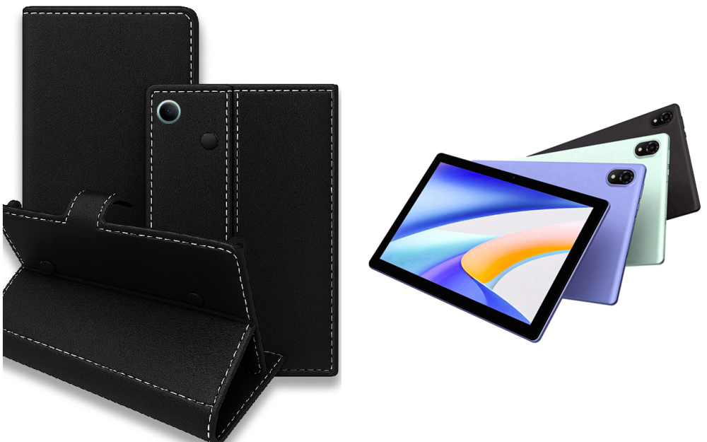 Книжка-трансформер для планшета Doogee Tab U10, U10 Pro, колір Black Київ - фото 1