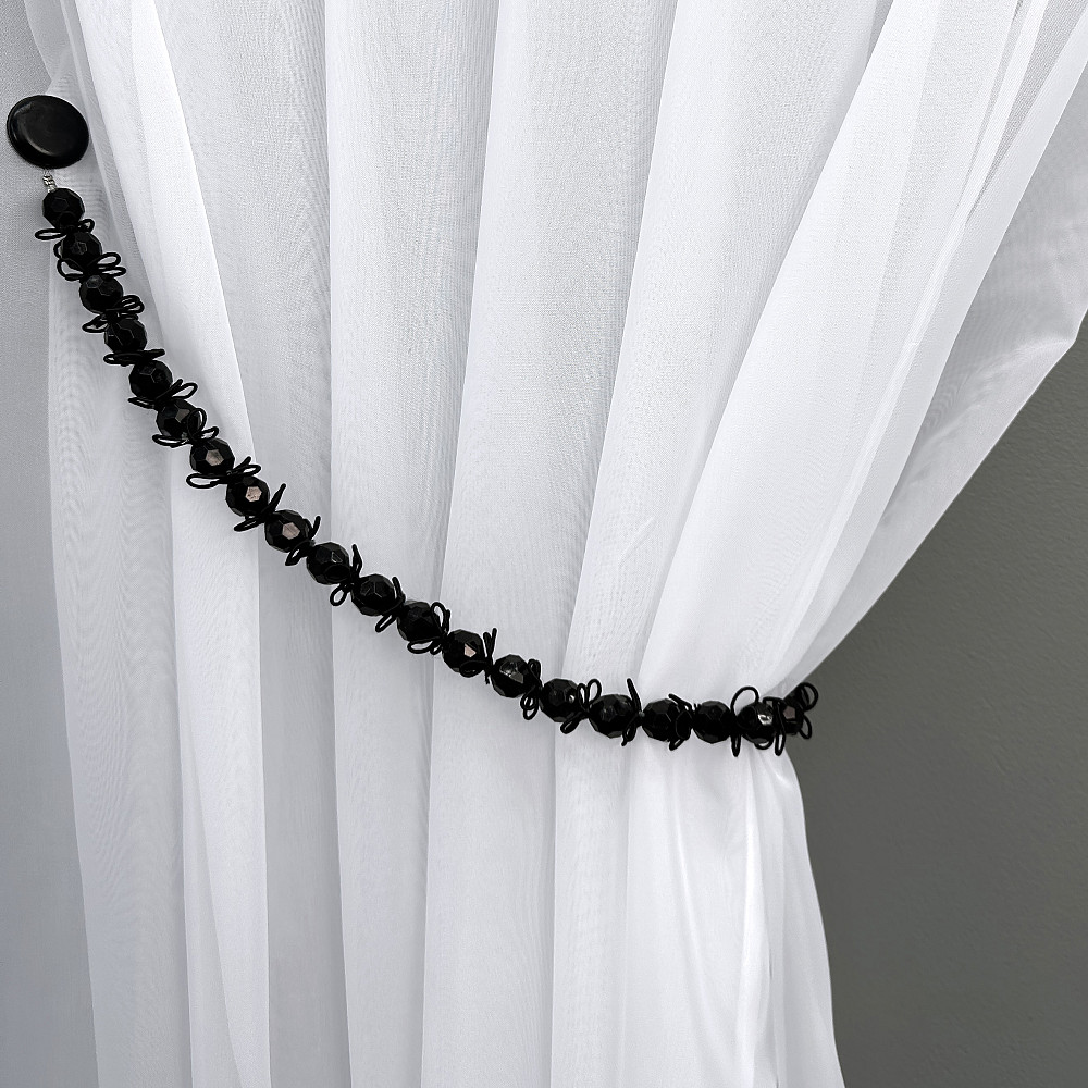 Магніт для штор та гардин "Коралі" 1 шт Чорний (82-051) Київ - фото 3