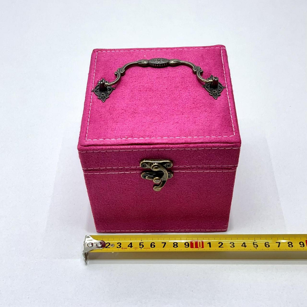 Набір для творчості прикраси дзеркальце набір намистин та підвісок основи для браслетів та намиста пінцет у валізі Рожевий Чернигов - изображение 7