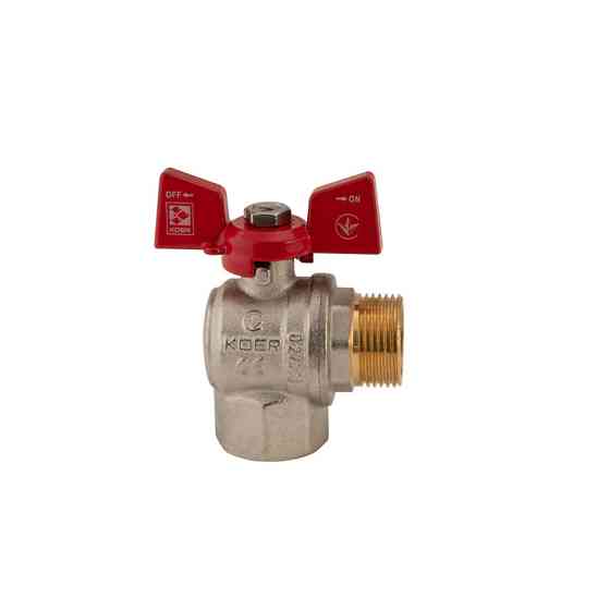 Кран кульовий Koer 3/4" ГШМ кутовий (KR.208) (KR2806)   ( 28204 ) Харків