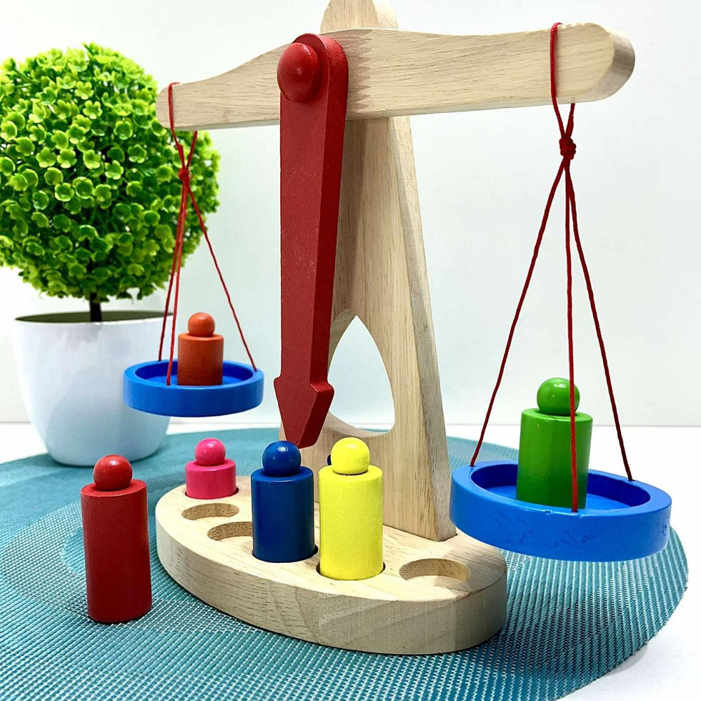 Дерев'яна іграшка Limo Toy Терези (MD 0920) Чернігів - фото 1