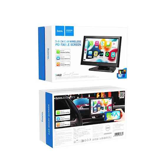 Монітор для авто HOCO HU2 Imogen 7-inch car wireless portable screen Black Одеса
