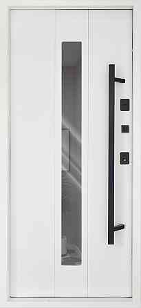 Входная дверь с терморазрывом Abwehr Cottage Queen Лампре Антрацит + Белая уличная пленка 960*2050 мм Киев