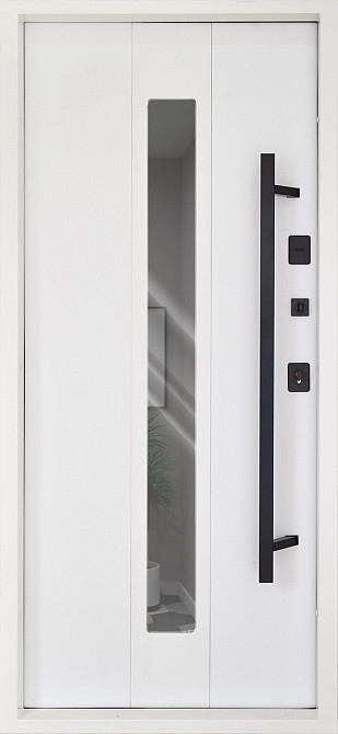 Входная дверь с терморазрывом Abwehr Cottage Queen Лампре Антрацит + Белая уличная пленка 960*2050 мм Киев - изображение 3