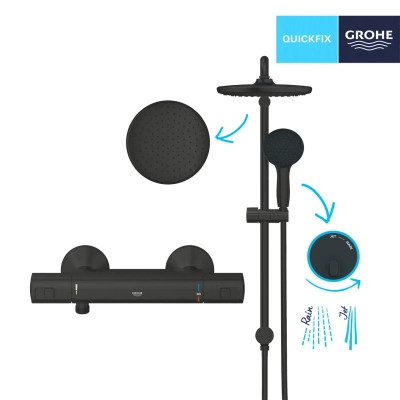 Змішувач Grohe QuickFix Start Black (UA303908T2) Вінниця - фото 9