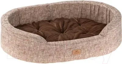 Ліжка - ліжко для собак і котів Ferplast Dandy F (Ферпласт Денді Ф) 80 x 55 x h 20 cm - DANDY F 80, Коричневий жовта клітина Запоріжжя
