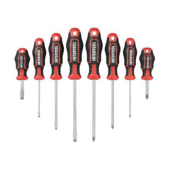 Набор отверток, 12 ед., S2, 38-125 мм, STORM INTERTOOL VT-3442 Киев