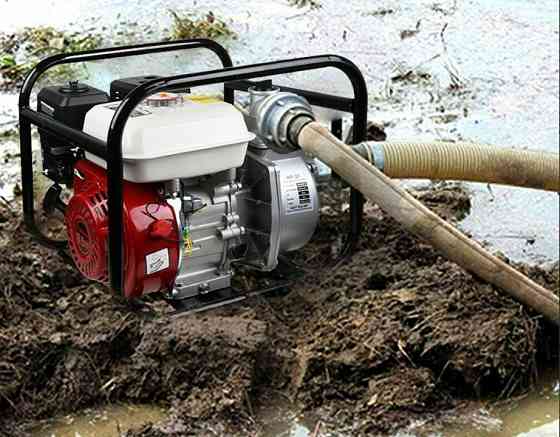 Мотопомпа BX-7015 для води 1000 л/хв, 7 м всмоктування, 30 м подача, 6,5 К.С, 4-тактний двигун Одеса