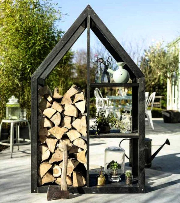 Дровниця дерев'яна "Керсивін" венге Миколаїв - фото 1