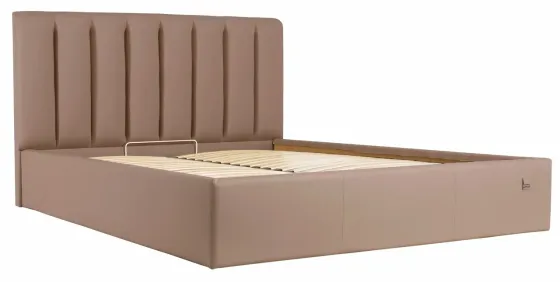 Кровать Sanam Comfort 120 х 190 см Fly 2213 С подъемным механизмом и нишей для белья Светло-коричневый Киев
