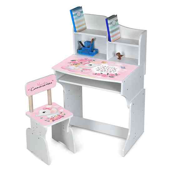 Дитяча парта M 904-14 висота 3 положення, зі стільчиком Вінниця