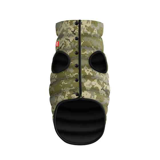Курточка для собак WAUDOG Clothes, малюнок "Мілітарі", S30, В 58-62 см, С 42-46 см Вінниця