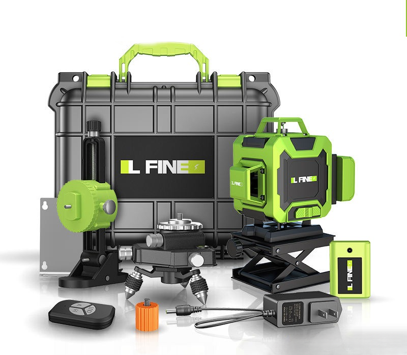 4D лазерный уровень лазерный нивелир уровень лазерный 16-линейный лазерный уровень само выравнивающийся 360 градусов Киев - изображение 7