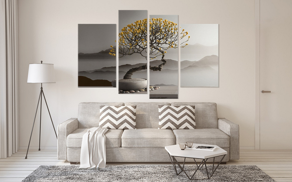 Модульна картина в спальню, вітальню Дерево Бонсай Art-604_4 Київ - фото 2