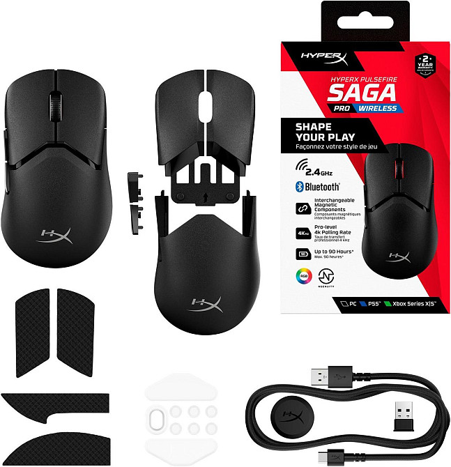 Миша HyperX Pulsefire Saga Pro Black (A2PB2AA) ( 17547 ) Харків - фото 15