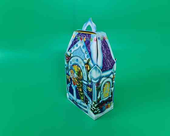 Праздничная упаковка  для новогодних подарков (700грм) №222с 