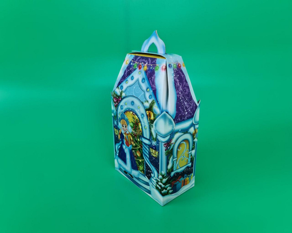 Праздничная упаковка  для новогодних подарков (700грм) №222с 