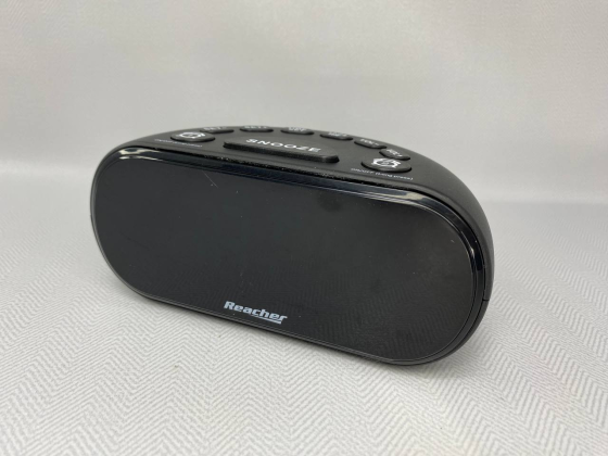 Б/в Цифровий будильник Reacher C10 з LED-дисплеєм, 2 USB, подвійним будильником та природними звуками Київ