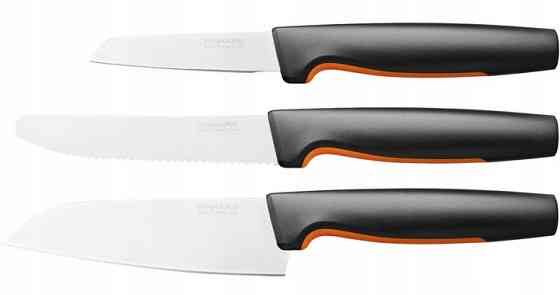 Набор Кухонных Ножей из 3 ножей в блоке Fiskars 