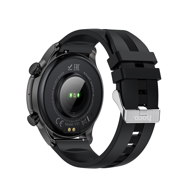 Смарт-часы HOCO Y31 37mm, 250 mAh, Smart sports watch(call version) Black Одесса - изображение 4