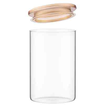 Банка Ardesto Fresh 900 мл, скло, пластик, прозорий (AR1309SFM) Винница