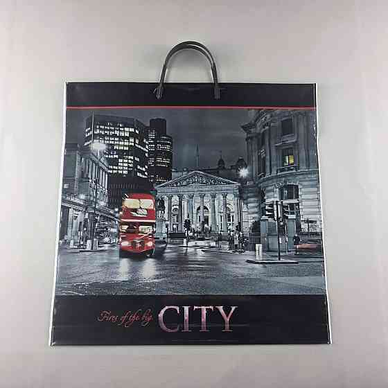 Поліетиленовий пакет (40х40) з пластиковою ручкою "Місто" (10 шт.) Харків