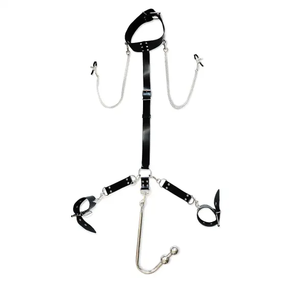 Бондажний набір із металевим анальним гаком №3 Art of Sex Beatrice Bondage set with anal hook №3 Львів