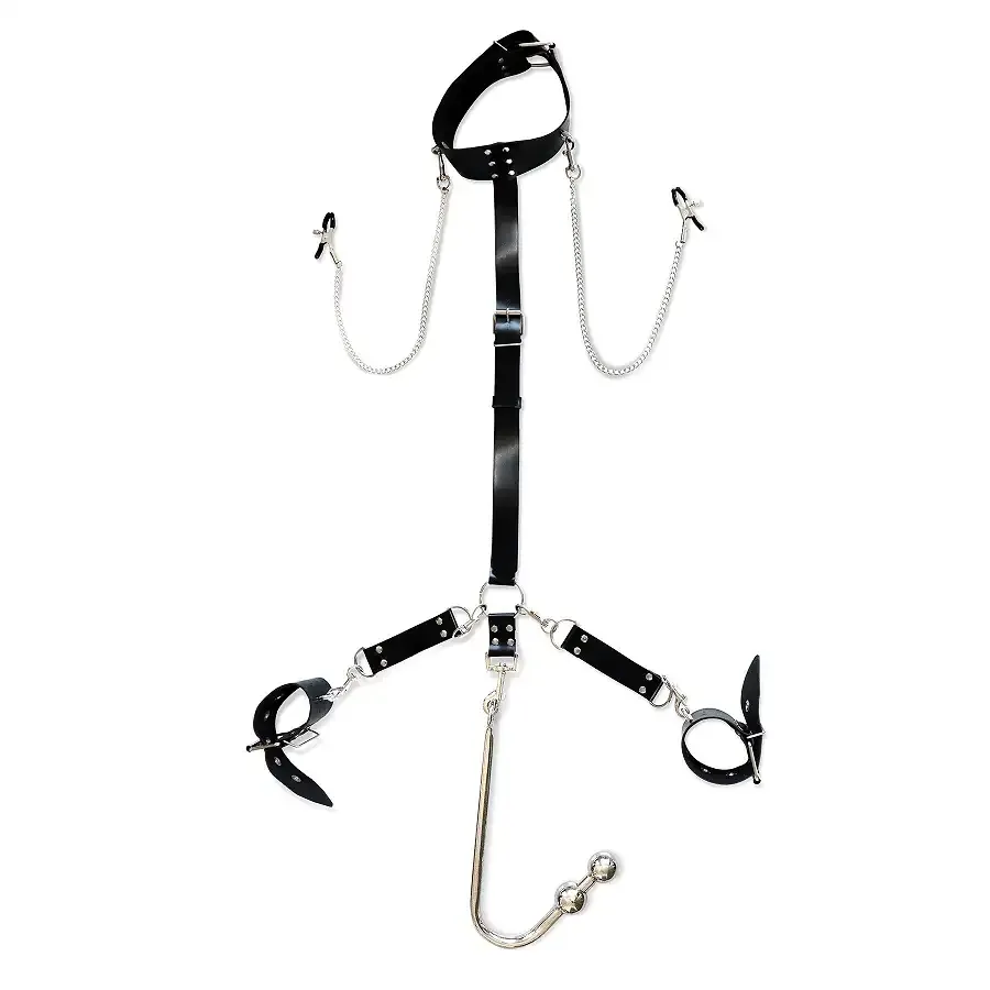 Бондажний набір із металевим анальним гаком №3 Art of Sex Beatrice Bondage set with anal hook №3 Львов - изображение 1