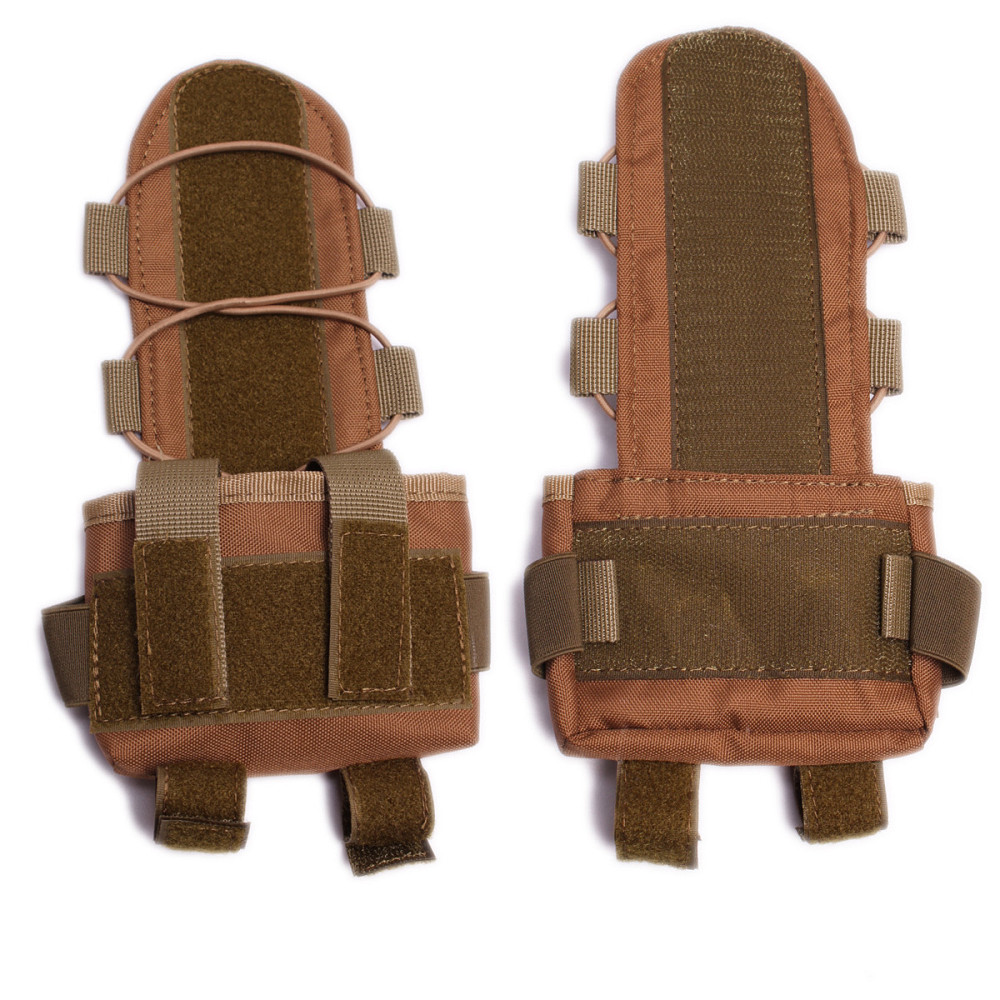 Подсумок на шлем, противовес на каску, сумка для батарей Койот Одесса - изображение 3