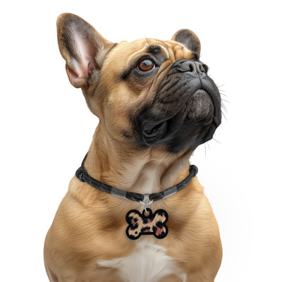 Адресник для тварин WAUDOG Smart ID з QR паспортом "Леопард", кістка 40х28 мм (231-4066) Вінниця - фото 6