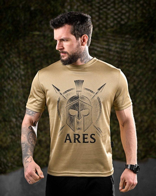 Тактична потовідвідна футболка OBLIVION Ares coyot ДЛ7054 Одеса - фото 2